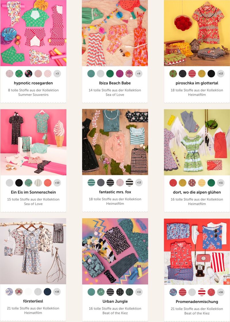 Blutsgeschwister's fabrics are powerful and vivid