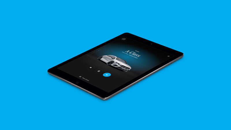 Design for the Mercedes-Benz App Car Clinics