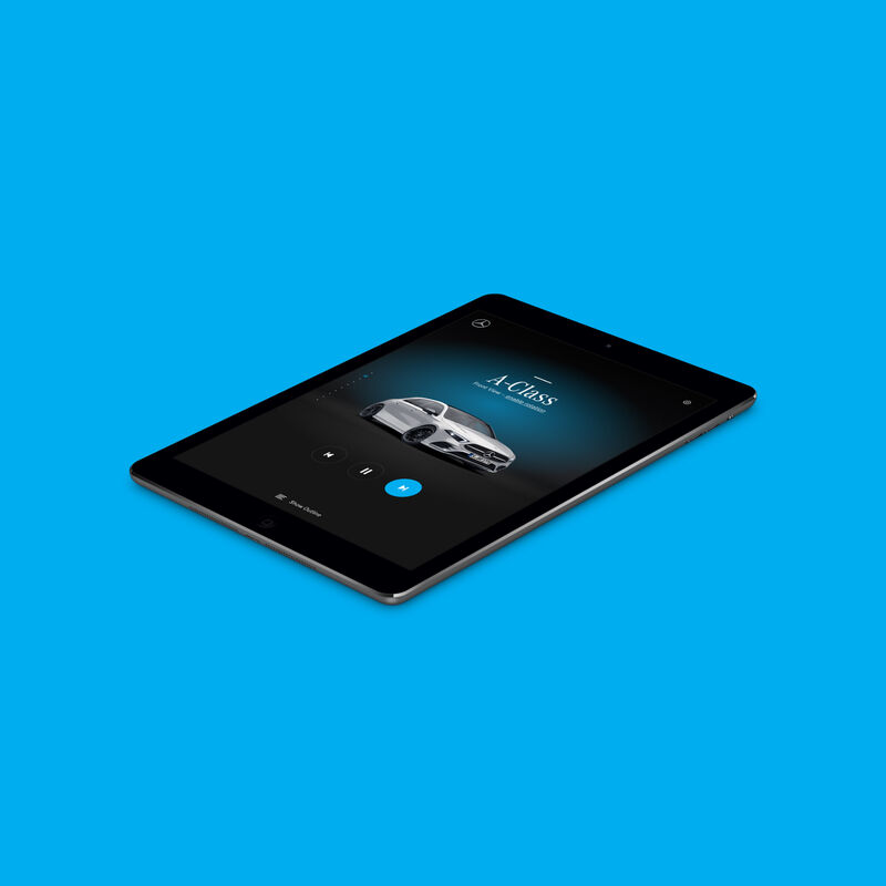 Design for the Mercedes-Benz App Car Clinics