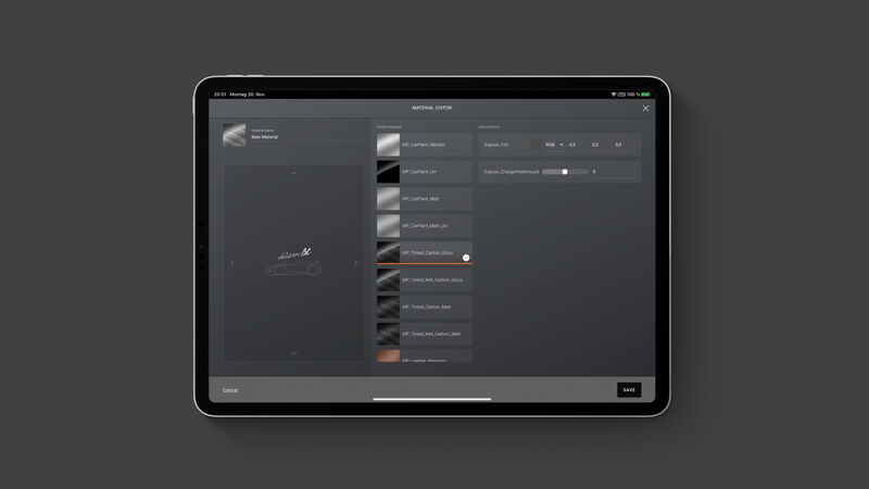 Cases tablet configurator pagani 03