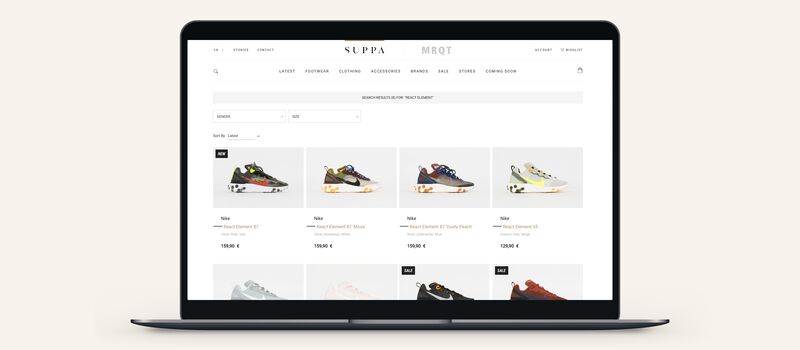 SUPPA Online Store Catalog